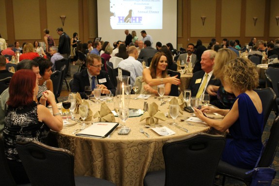 150 members of the veterinary community gathered for the 2014 Annual Dinenr
