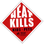 Heat Kills Sticker